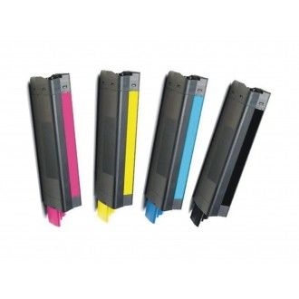 OKI Tonerpatrone kompatibel mit OKIDATA C810 Schwarz Cyan Magenta Gelb Hohe Seitenleistung 8000 Seiten ISO SGS zertifiziert