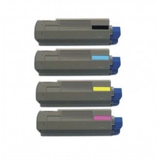 Professionelle OKI-Tonerpatrone für den OKIDATA C710-Drucker kompatibel mit OEM-Modellen 43866108 7 6 und 5 in mehreren Farben