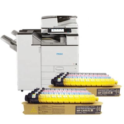 Ricoh Tonerpatrone für MPC4503 MPC5503 MPC6003 Aficio-Serie schwarz, cyan, gelb, magenta und 18 Monate inklusive