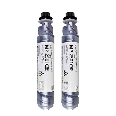 Probenbestellung zur Prüfung der Ricoh MP2501C schwarzen Tonerpatrone für MP2014 MP2001 MP2501 Kopierer