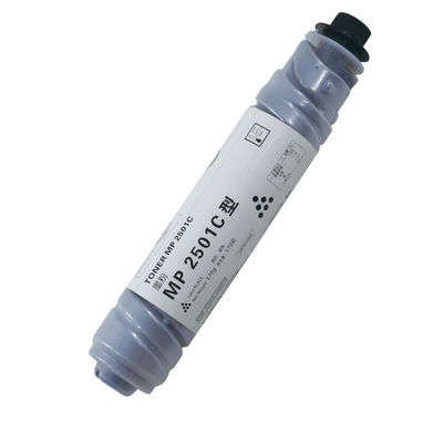 Probenbestellung zur Prüfung der Ricoh MP2501C schwarzen Tonerpatrone für MP2014 MP2001 MP2501 Kopierer